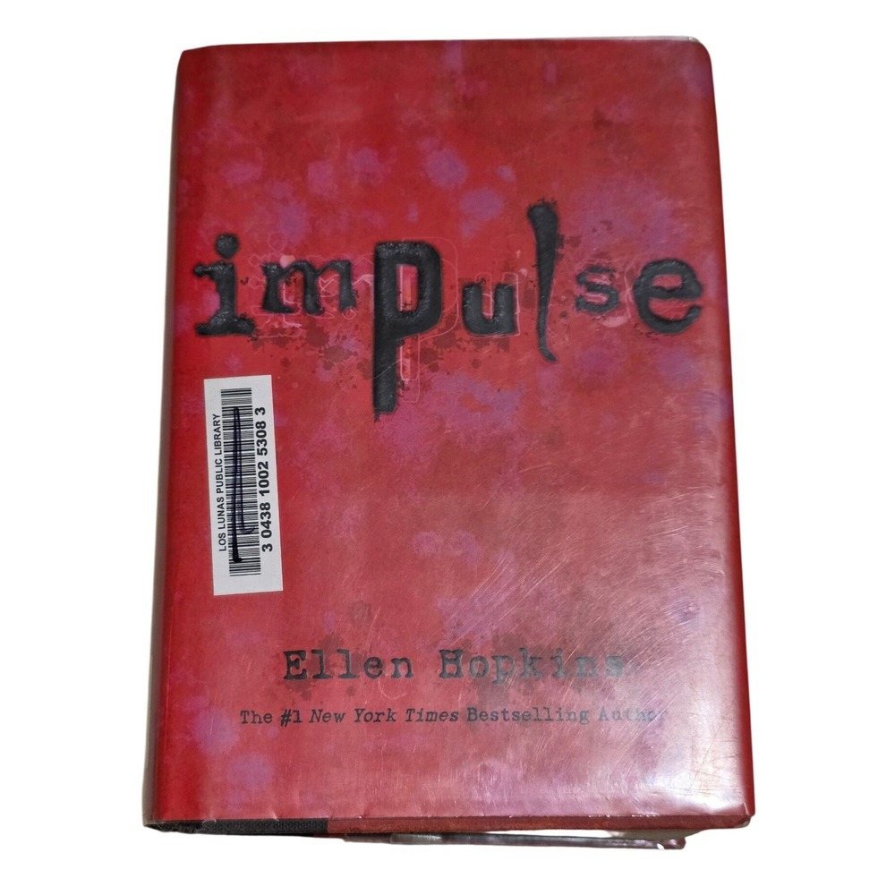Impulse by Ellen Hopkins Young Adult Novel Hardcover discarded library great con